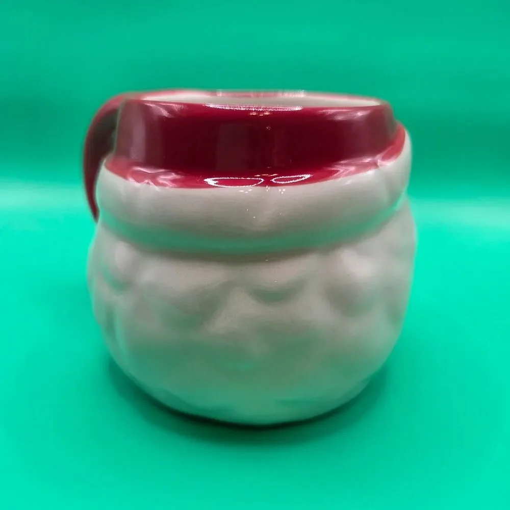 Wondershop Target Santa Face Mug Earthenware Christmas Holiday Red White